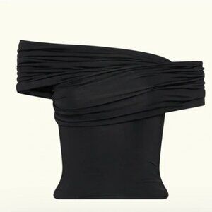 Meshki - Lourdes Slinky Off Shoulder Top - Black - M